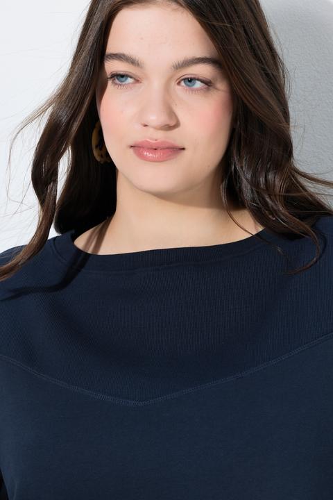 Produktbild Ulla Popken Sweater, U-Boot-Ausschnitt, Ballon-Langarm (60)