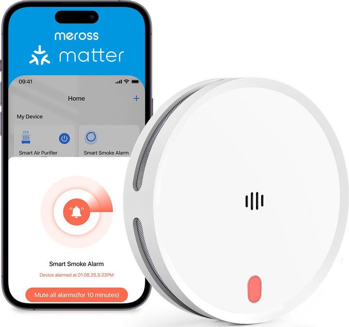 Image du produit Meross Détecteur de fumée