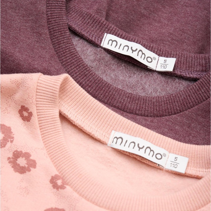 Immagine prodotto Minymo Abito in felpa set di 2 Misty Rose taglia 104 (104)