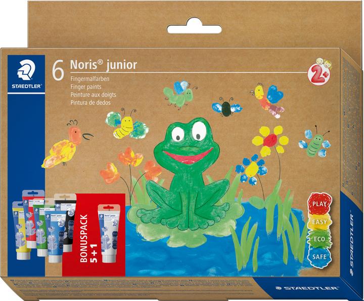 Actual product image Staedtler Finger painting color 'Noris junior (Multicoloured, 75 ml)
