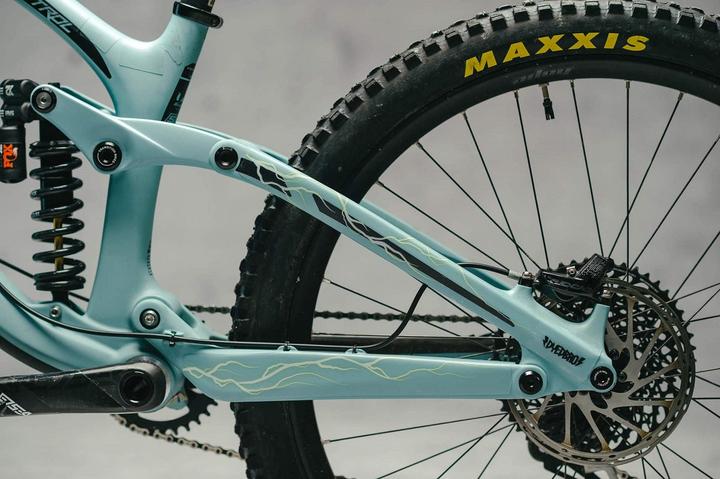 Actual product image Dyedbro Frame Protection Kit - Lightning - Yellow Matte
