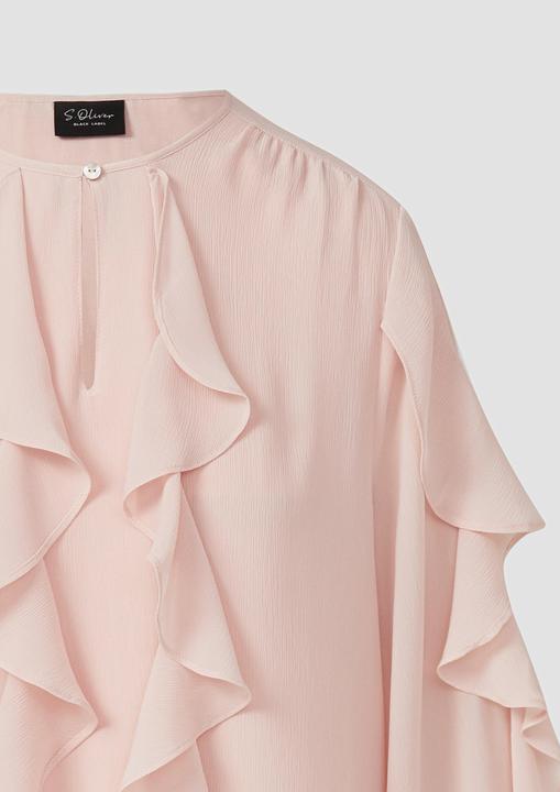 Immagine prodotto s.Oliver Bluse Leichte Volant-Bluse mit Viskose-Futter (34)