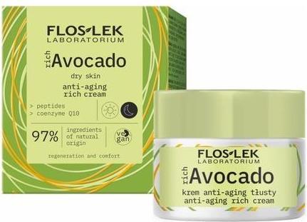Produktbild Floslek Fos-lok reichhaltiges Avocado-Anti-Aging-Fett für Tag und Nacht, 50 ml (50 ml, Tagescreme, Nachtcreme)