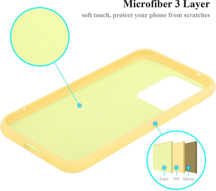 Actual product image Cadorabo TPU Liquid Silicone Case Cover (Samsung Galaxy S20 Ultra)
