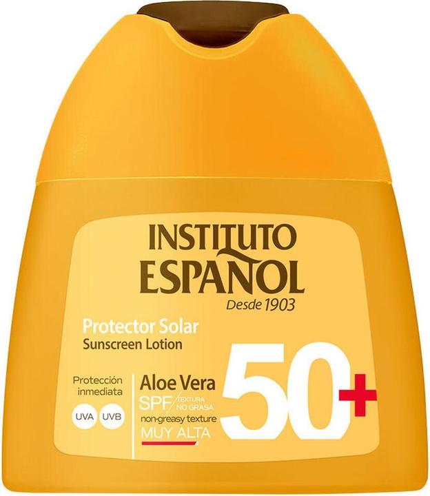 Produktbild Instituto Español Instituto Espa&#4294967295 Ol Sol. Proteccion Solar Aloe Vera Spf50+ Locion 100ml (SPF 50+, 100 ml)