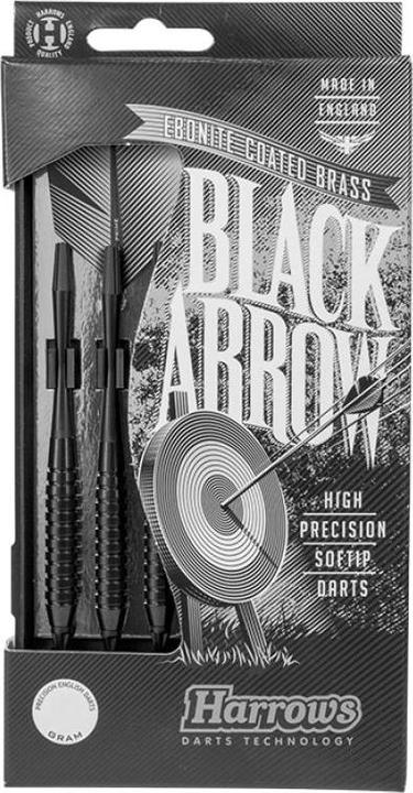 Image du produit Harrows Black Arrow Softip Darts (14 g)