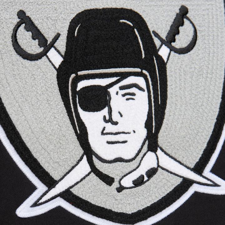 Produktbild Mitchell & Ness Fleece Hoody - STITCH Oakland Raiders - XL (XL)