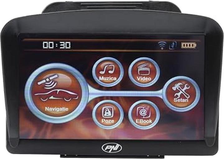 PNI L807 PLUS GPS Navigation System Windows CE 60 7 Inch Screen Includes Sunshade