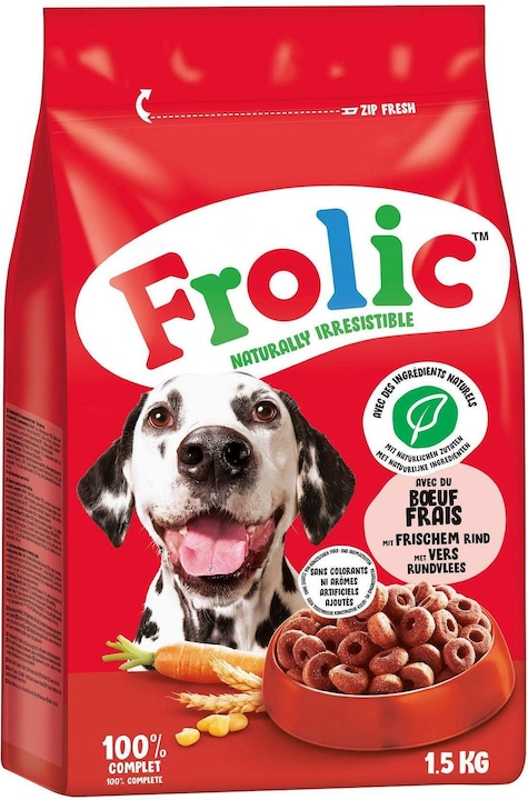 Frolic 100% Completo (Adulto, Junior, Senior, 1 pz., 1500 g)