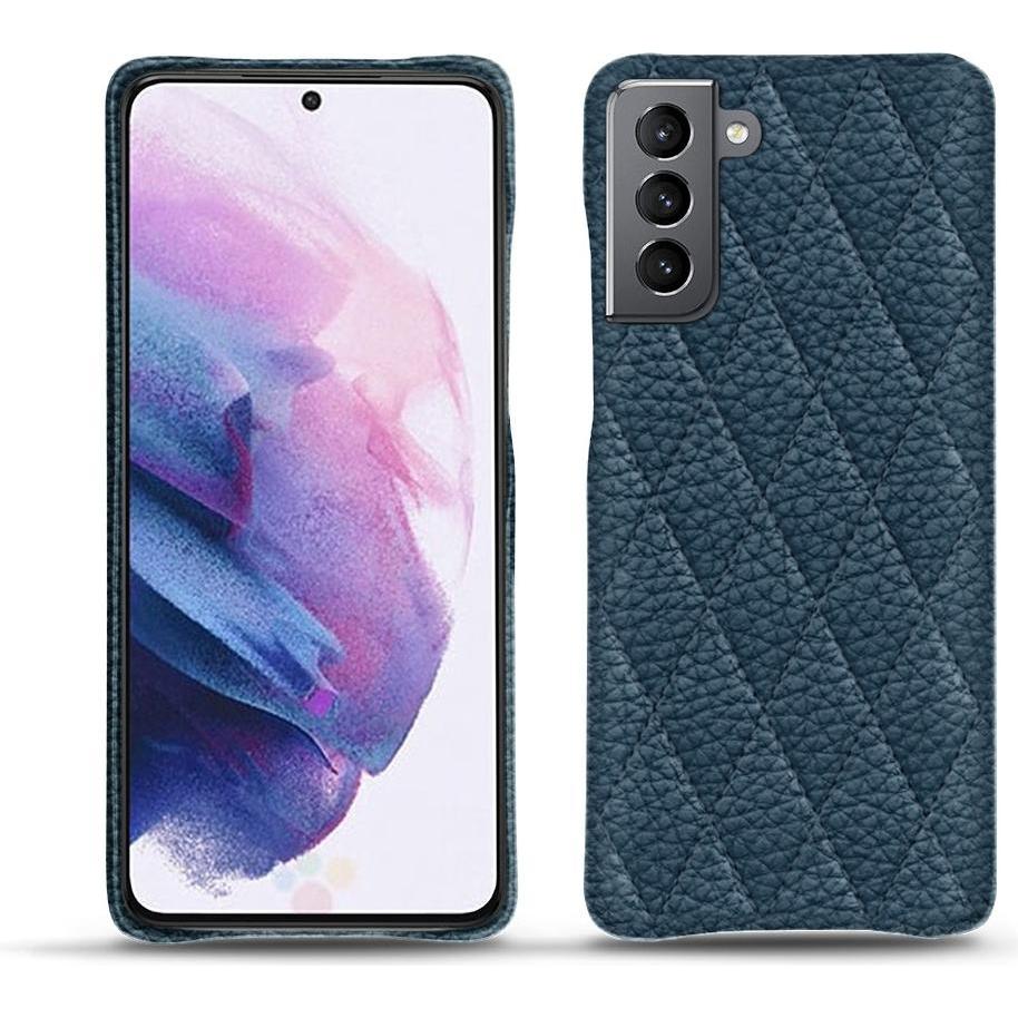 Noreve Lederschutzhülle (Samsung Galaxy S21), Smartphone Hülle, Blau
