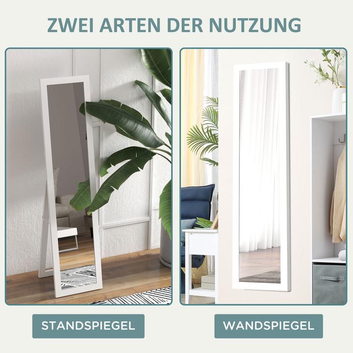 Immagine prodotto Homcom Specchio da toilette con supporto (40 x 155 cm)