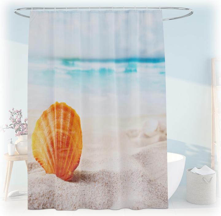 Actual product image Relaxdays Shower screen (180 x 0.1 x 200 cm)