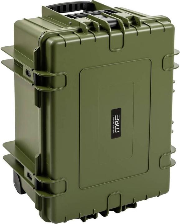 Image du produit B&W International B&W Case Type 6800 RPD Marron Vert avec compartiments (Mallette photo, 70.90 l)