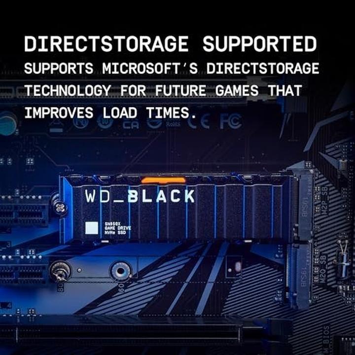 Image du produit WD SSD NVMe Black SN850X (2000 Go, M.2 2280)