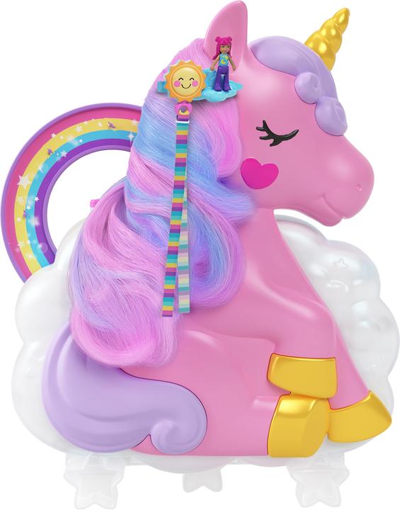 Immagine prodotto Polly Pocket Scatola del gioco dei capelli di unicorno