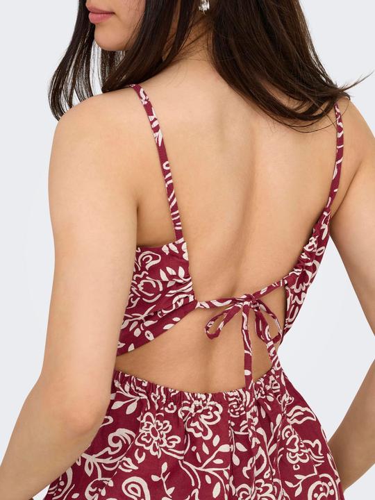 Actual product image Only Onljakiri Linen Strap Midi Dress Wvn (S)