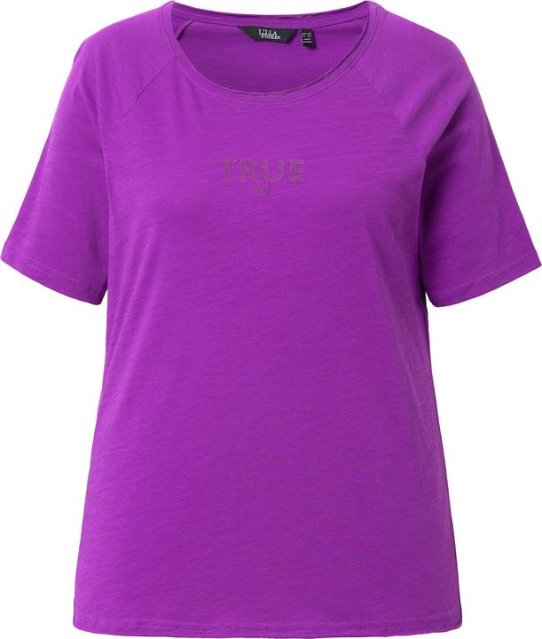 Produktbild Ulla Popken Shirt, Ringel, Rundhals, Halbarm, offenkantig (62)