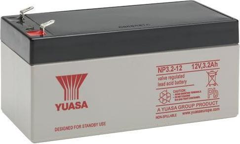 Actual product image Yuasa Lead battery 12 V 3.2 Ah NP3.2-12 (12 V, 3200 mAh)