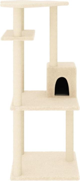Produktbild vidaXL Kratzbaum (123 cm, Creme)