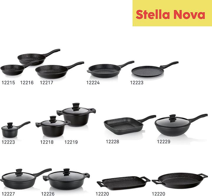 Immagine prodotto Kela Stella Nova (28 cm, Padella per friggere, Alluminio pressofuso)