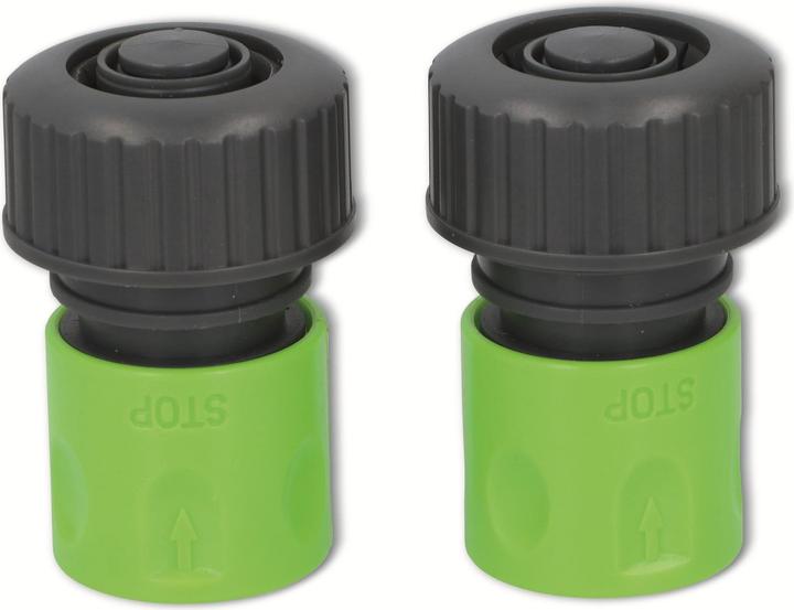 Kinzo Hosecnnctr 2pc 3/4" D4,2x6,2cm (Hose connector, Water stop)