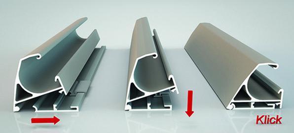 Actual product image Athmer Finger protection profile NR-32 UniSafe Length 1925 mm Opposite hinge side silver anodised Colour