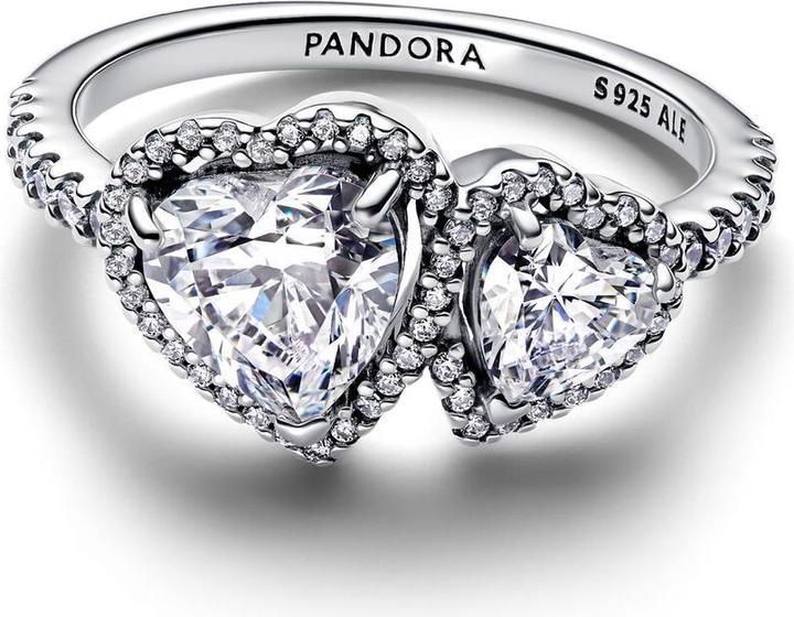Immagine prodotto Pandora Funkelnder Strahlenkranz Herz Ring (60, 925 Argento)