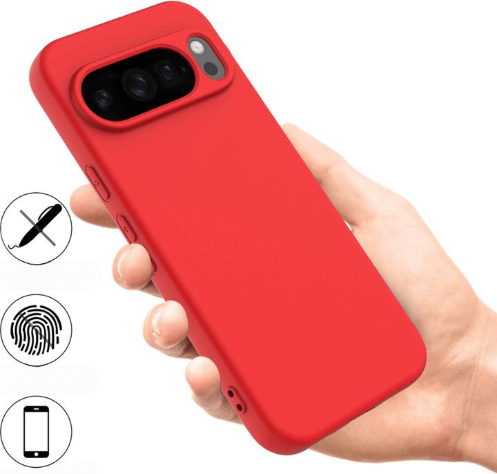 Actual product image Cover-Discount Google Pixel 10 / 10 Pro - Silikon Gummi Hülle mit Riemen (Google Pixel 10 Pro, Google Pixel 10)