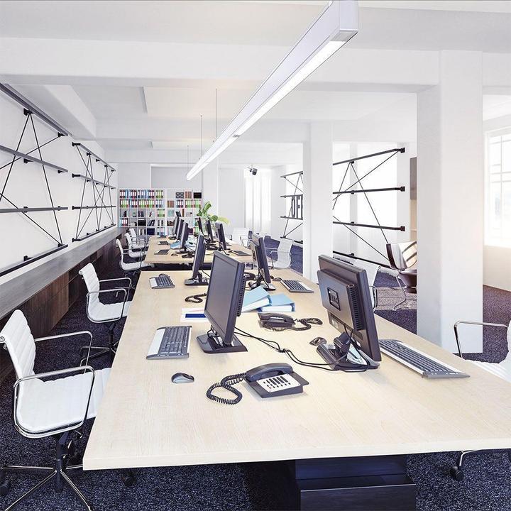 Produktbild V-TAC VT760S LED Lineare Oben Unten Lichtleiste SAMSUNG Chip 60W Aufhängung Silber Gehäuse 4000 (6000 lm)