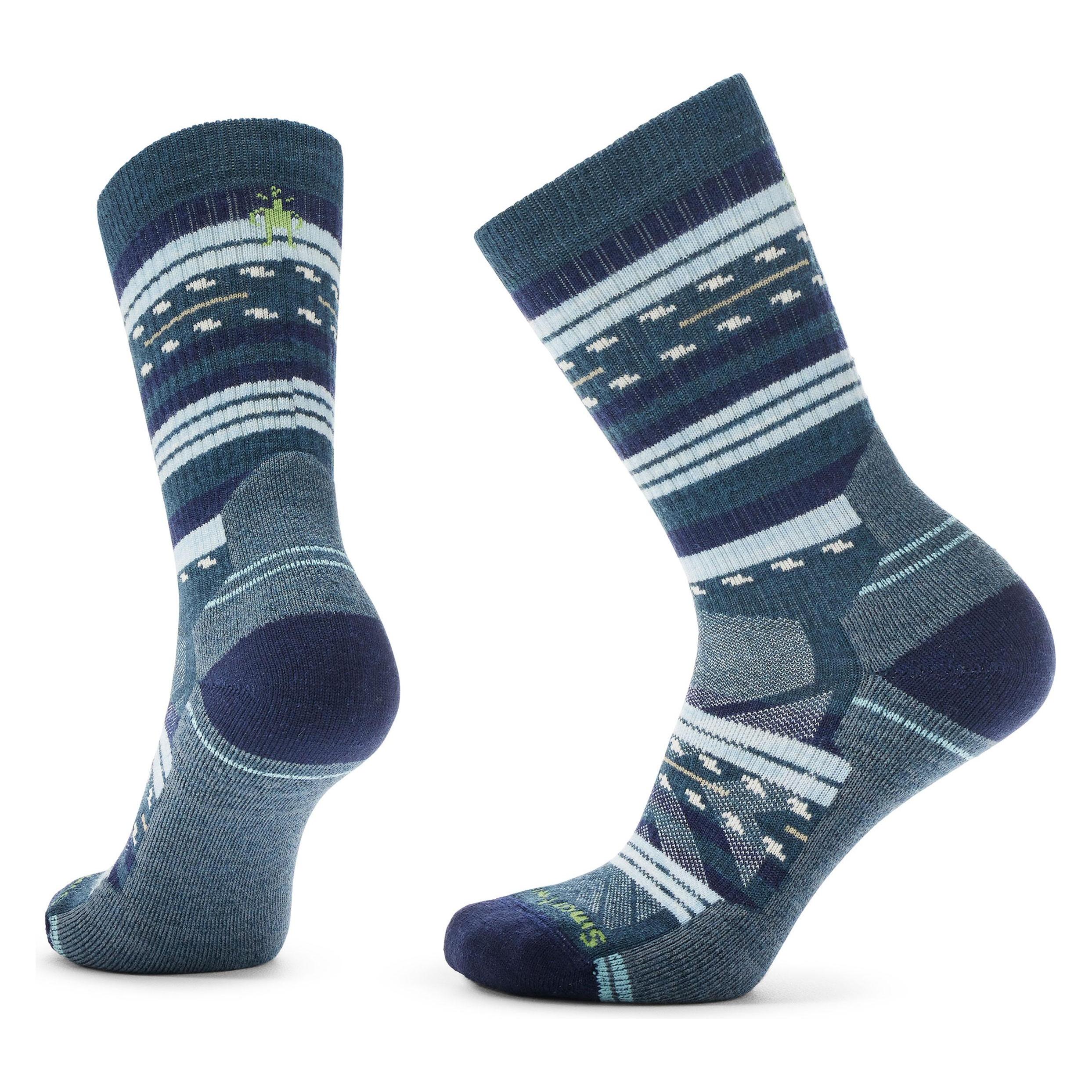 Smartwool, Damen, Sportsocken, Ws Hike Light Cushion Crew (38, 39, 40, 41), Blau