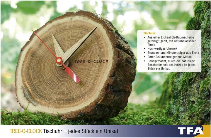 Produktbild TFA Tree-o-Clock-Tischuhr