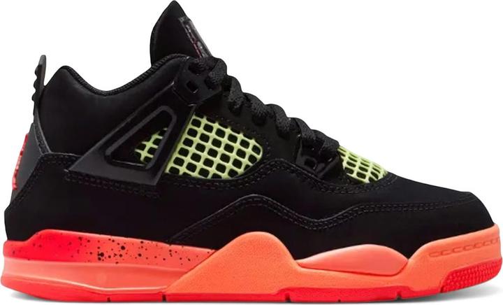 Immagine prodotto Jordan 4 Retro Black Bright Mango Barely Volt Infrared 23 (32)