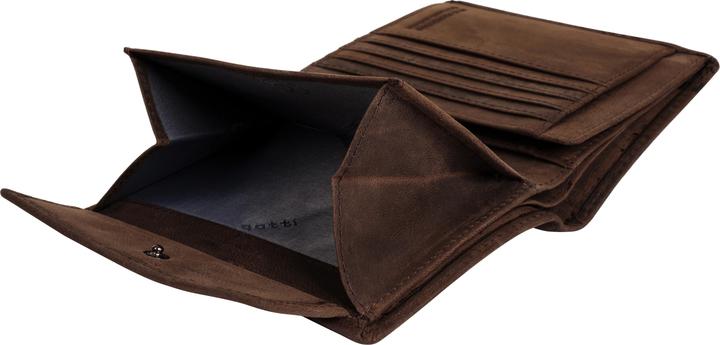 Actual product image Bugatti Luca leather wallet 10 cm