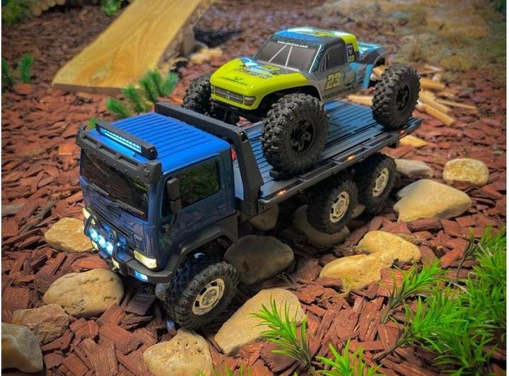 Produktbild Absima Hobby Plus RC CR-18P "Tow Truck ARKTOS 6x6" 1/18 blau RTR (RTR Ready-to-Run)