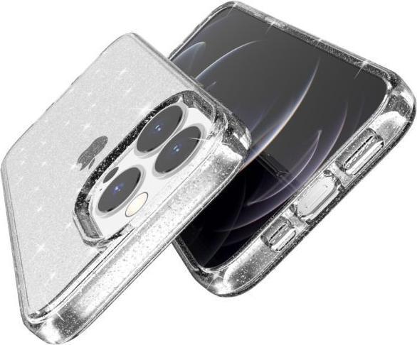 Actual product image MU Style Glittery Powder Soft TPU Series (Apple iPhone 15 Pro)