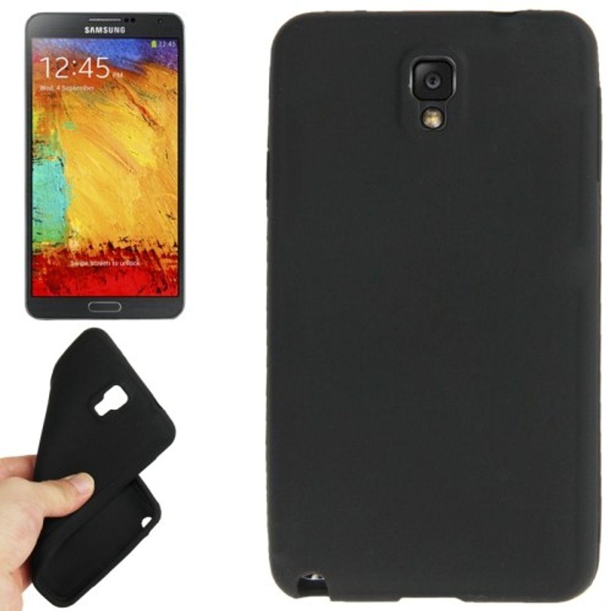 Thumbnail - König Design Schutzhülle Silikon für Handy Samsung Galaxy Note 3 N9000​ schwarz (Samsung Galaxy Note 3), Smartphone Hüll...