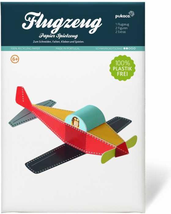 Pukaca Jouets en papier. Avion (Allemand)
