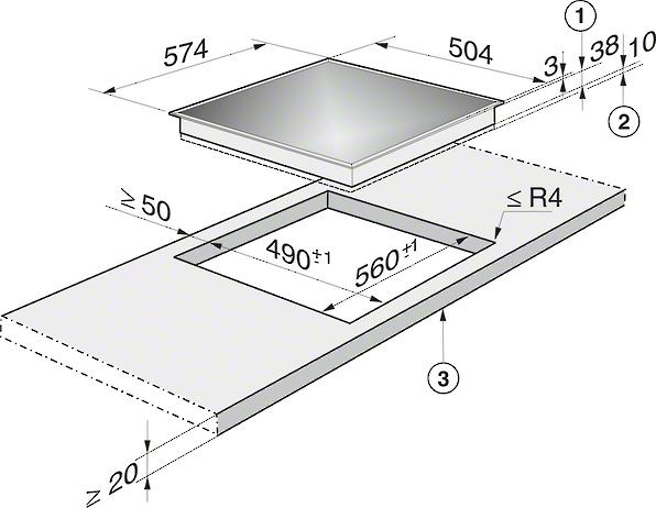 Actual product image Miele Km6013