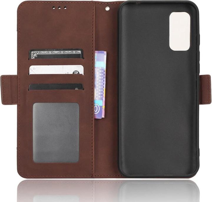 Actual product image Cover-Discount Wiko Power U20 - Case with many card slots (Wiko Power U20)