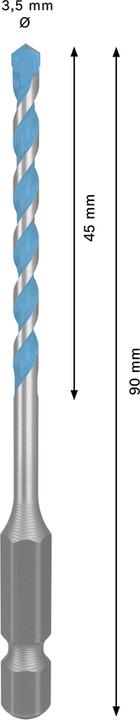 Produktbild Bosch Professional Zubehör Expert HEX-9 Multi Construction Bohrer (3.5 Millimeter)