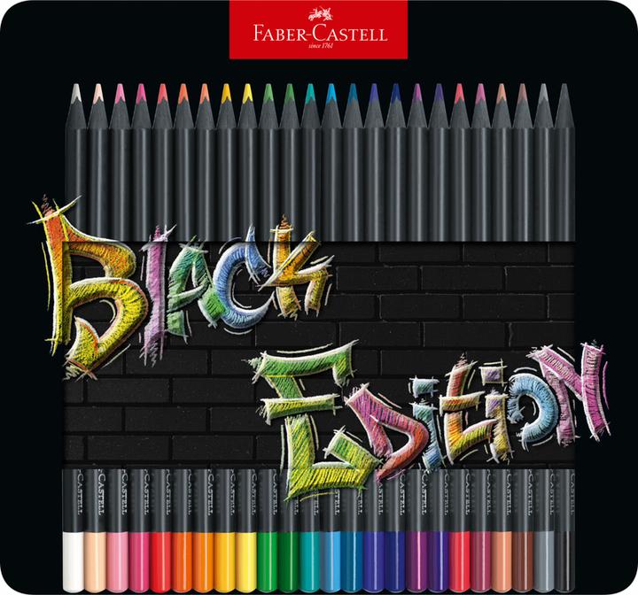Actual product image Faber-Castell Black Edition (Multicoloured, Black, 24 x)