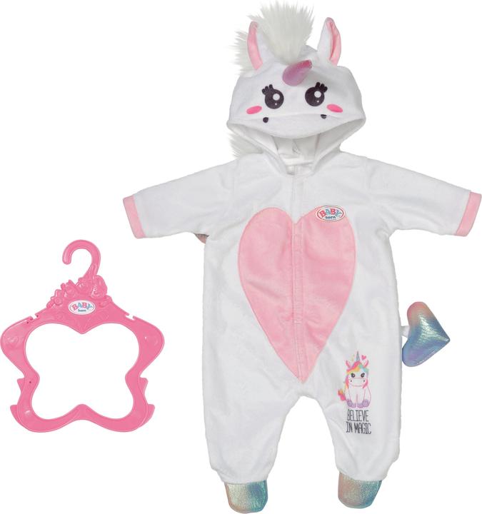 Produktbild Zapf Creation Baby Born Einhorn Kuschelanzug