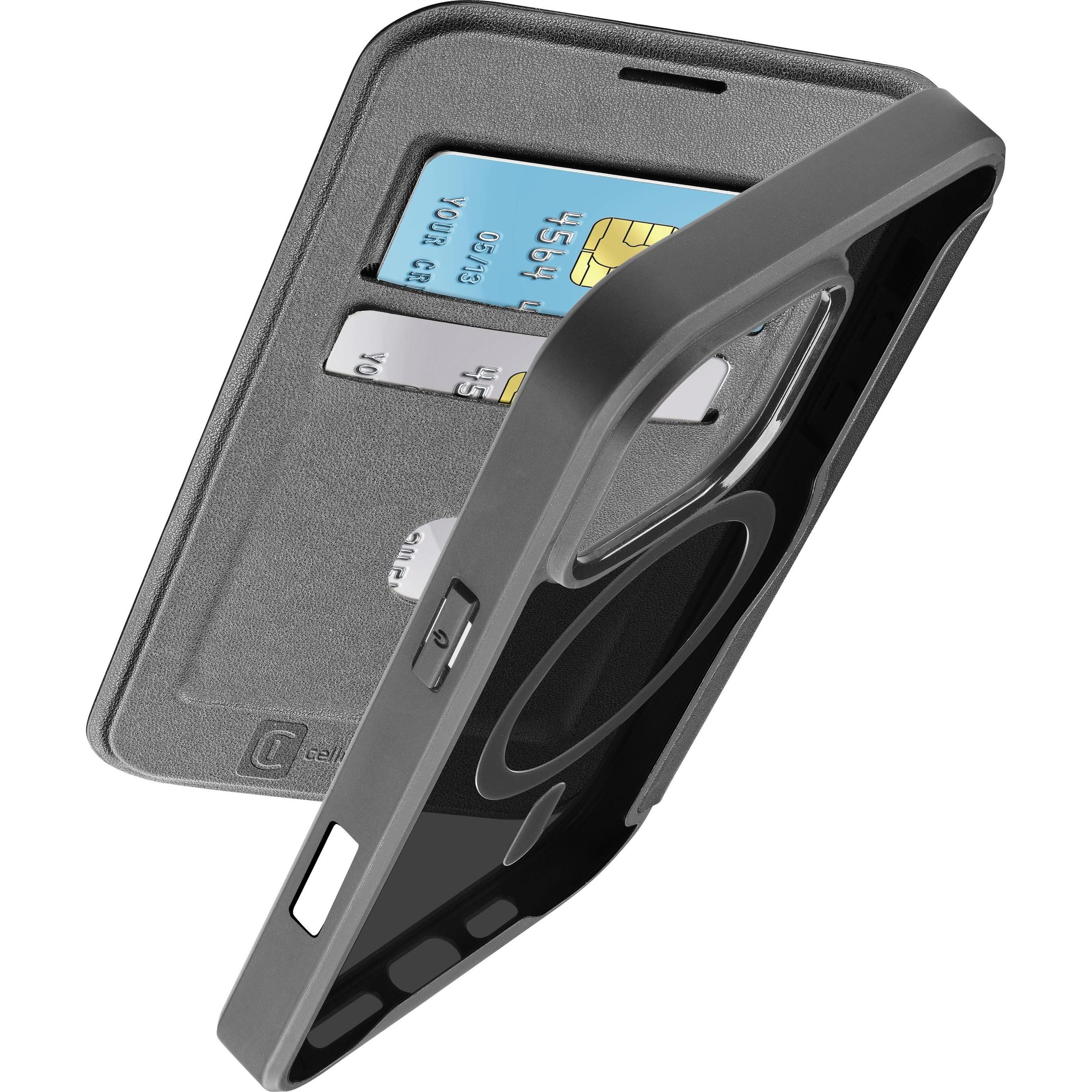 Thumbnail - Cellularline Book Case Daily MAG (Apple iPhone 16 Pro), Smartphone Hülle, Schwarz