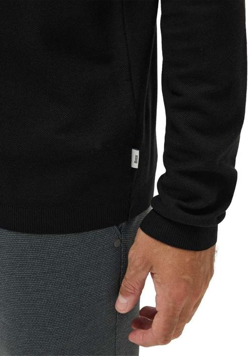 Produktbild BRAX Gebreide jersey sweatshirt voor heren, 02 Black, L (L)