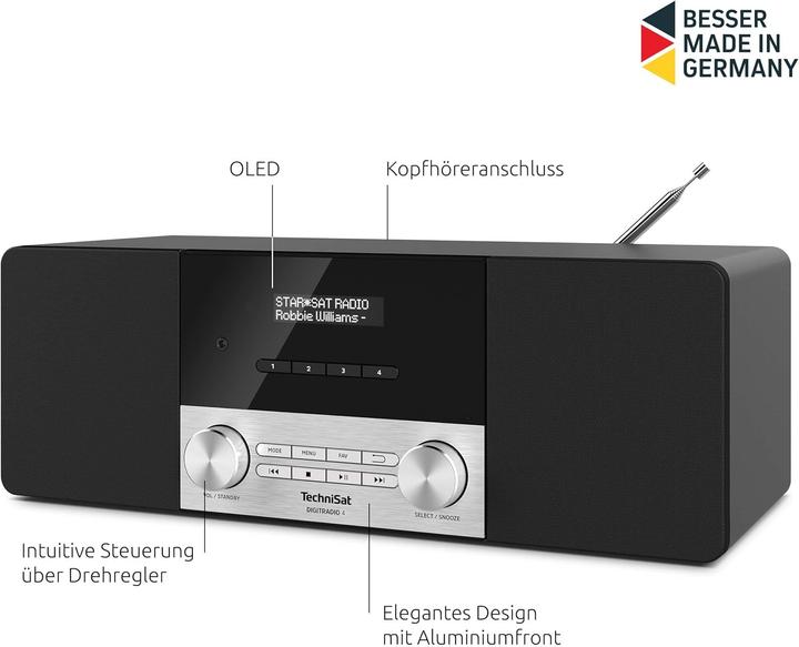 Immagine prodotto TechniSat DigitRadio 4 (AM, DAB, FM, Bluetooth)