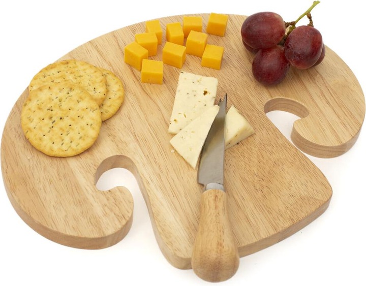 Actual product image Kikkerland Mushroom Cutting Board & Knife