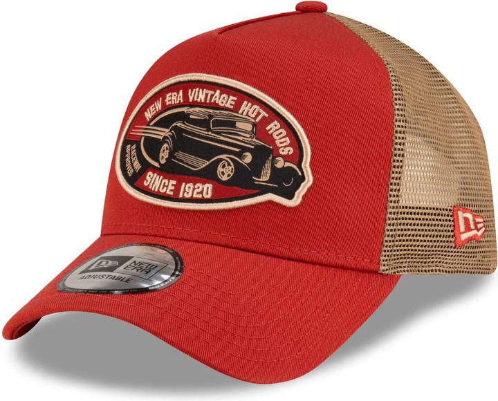 Produktbild New Era 9Forty A-Frame Trucker Cap - Hot Rods Rot (One Size)