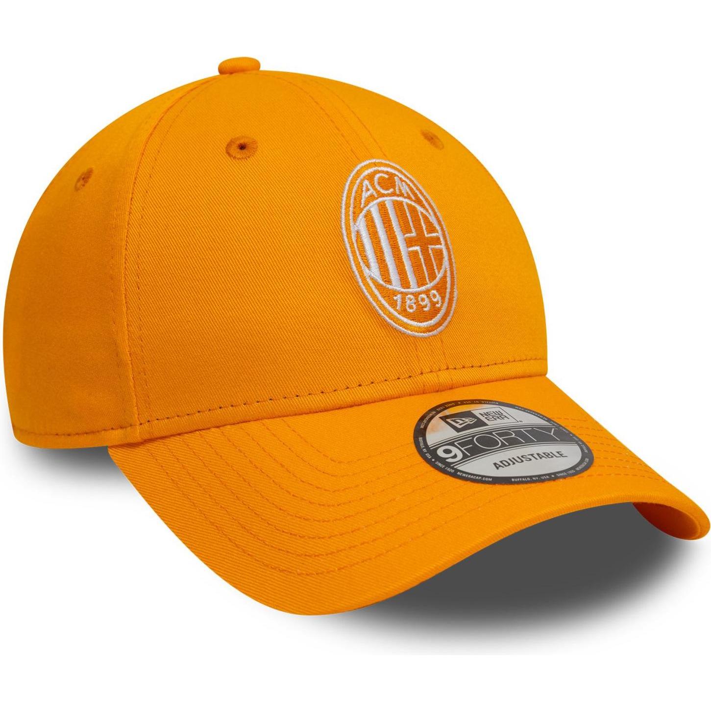 New Era, Herren, Cap, 9Forty Strapback Cap - AC MAILAND papaya, Orange