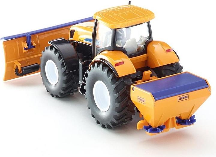 Actual product image Siku Tractor with clearing blade and spreader