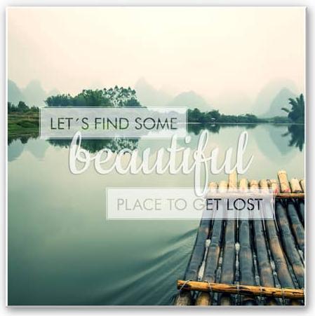 Immagine prodotto Trenddeko Troviamo qualche bel posto - quadrato (40 x 40 cm)